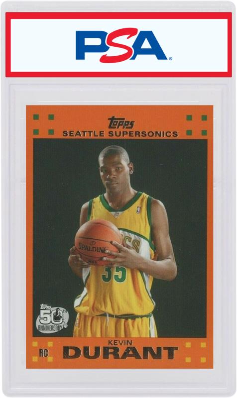 Kevin Durant 2007 Topps Orange Rookie #2